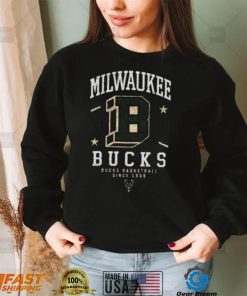 Since 1968 Icon Black Milwaukee Bucks Basketball Since 1969 Shirt