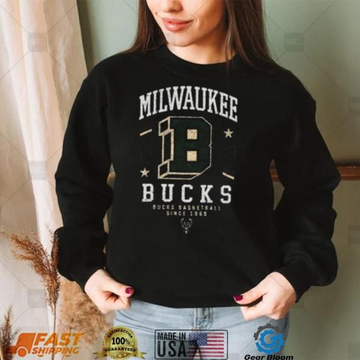 Since 1968 Icon Black Milwaukee Bucks Basketball Since 1969 Shirt