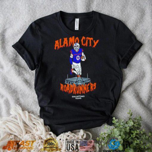 Skeleton Alamo City Roadrunners San Antonio Texas shirt