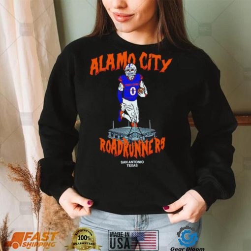 Skeleton Alamo City Roadrunners San Antonio Texas shirt