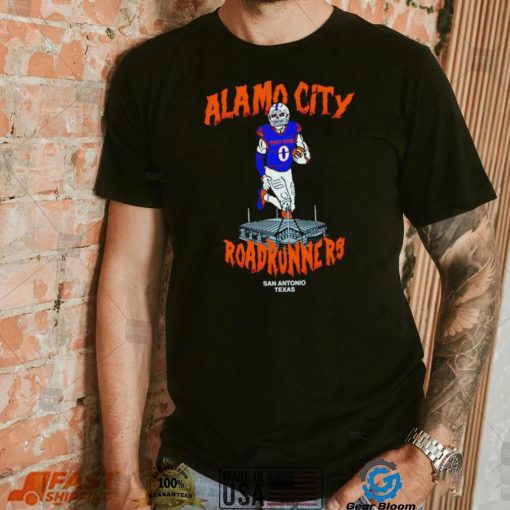 Skeleton Alamo City Roadrunners San Antonio Texas shirt