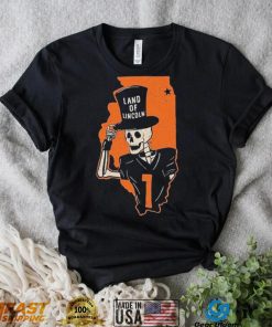 Skeleton Illinois Fighting Illini Land Of Lincoln Shirt