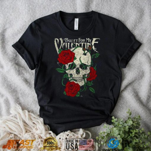 Skull And Roses Rock Band Bullet For My Valentine Shirt