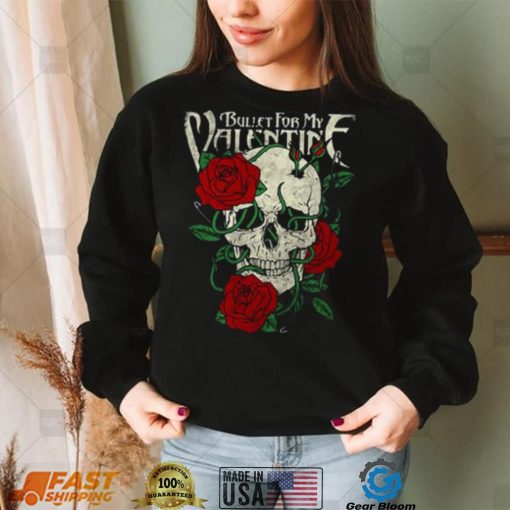 Skull And Roses Rock Band Bullet For My Valentine Shirt