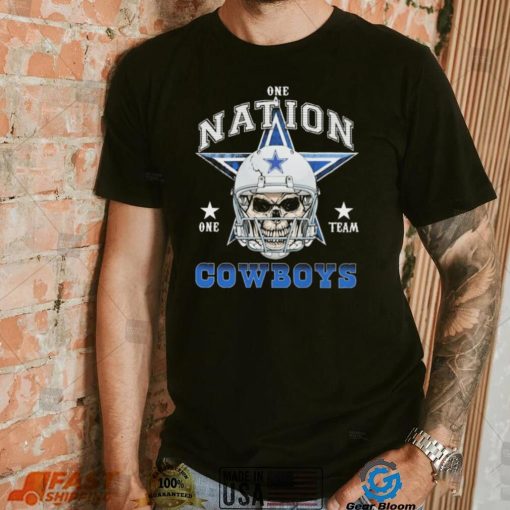 Skull Dallas Cowboys One Nation One Team Cowboys Shirt