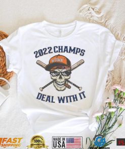 Skull Houston Astros H Town 2022 World Champs Deal With It Shirt