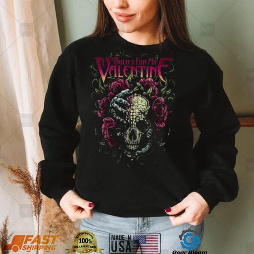 Skull N Roses Rock Band Bullet For My Valentine Shirt