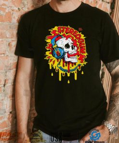 Skull with headphones art shirt