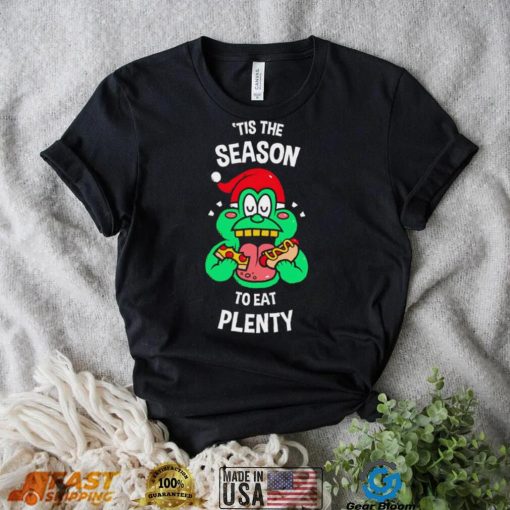 Slimer from Ghostbusters ’tis the season to eat plenty shirt