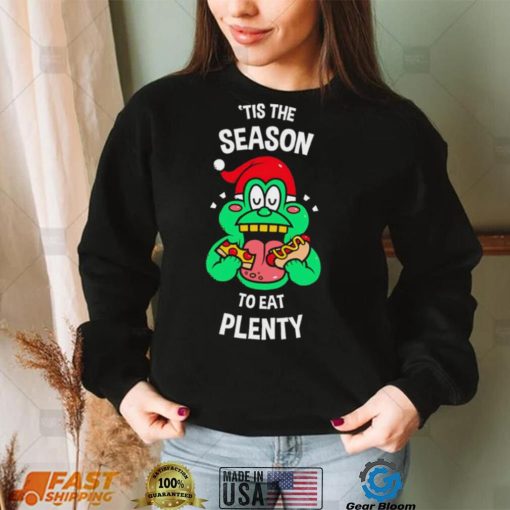 Slimer from Ghostbusters ’tis the season to eat plenty shirt