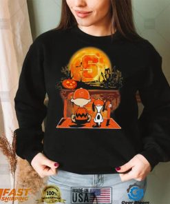 Snoopy And Charlie Brown syracuse Halloween Shirt