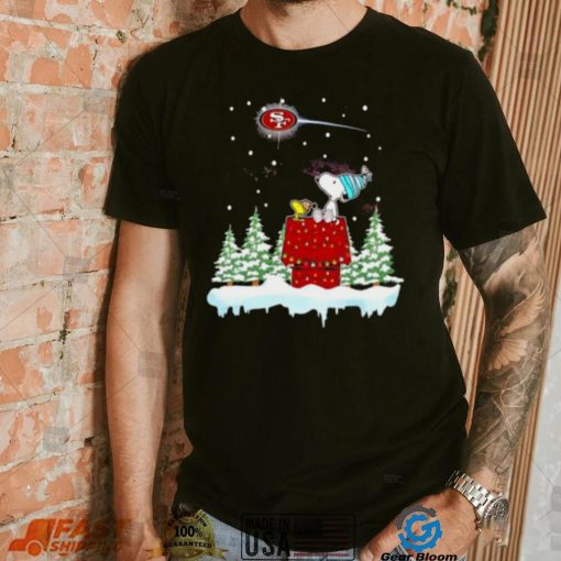 Snoopy And Woodstock San Francisco 49ers Ugly Christmas shirt