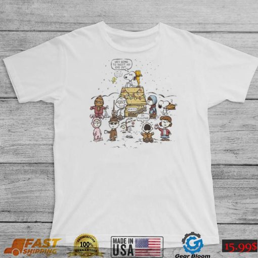 Snoopy Peanuts he’s going to shoot his eye out Xmas 2022 shirt