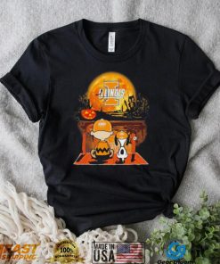 Snoopy and Charlie Brown Chicago Bears Halloween Shirt