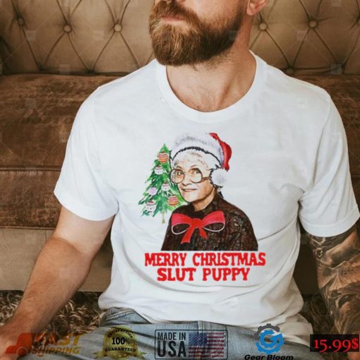 Sophia Merry Christmas Slut Puppy Golden Girls Unisex Sweatshirt