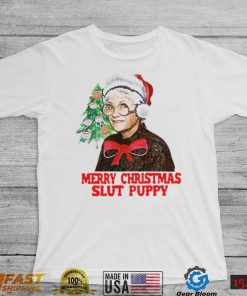 Sophia Merry Christmas Slut Puppy Golden Girls Unisex Sweatshirt