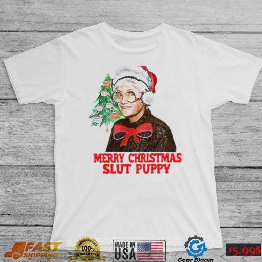 Sophia Merry Christmas Slut Puppy Golden Girls Unisex Sweatshirt