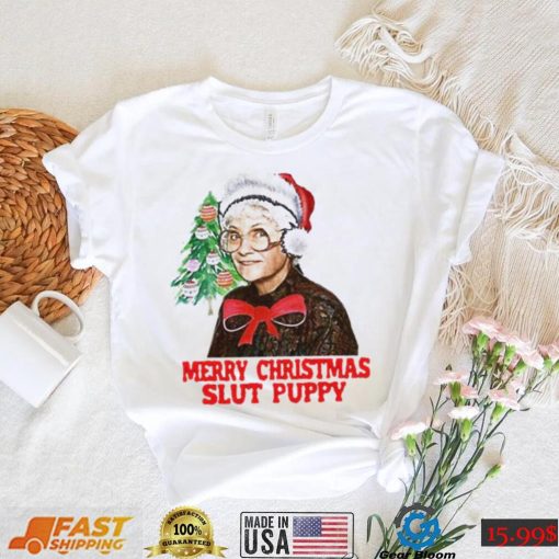 Sophia Merry Christmas Slut Puppy Golden Girls Unisex Sweatshirt