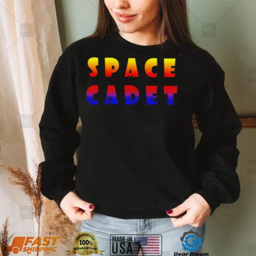 Space Cadet logo colorful shirt