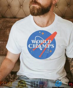 Space NASA Houston Astros World Champs shirt