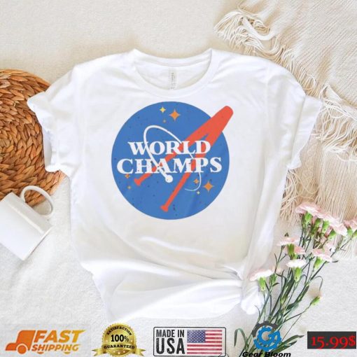 Space NASA Houston Astros World Champs shirt