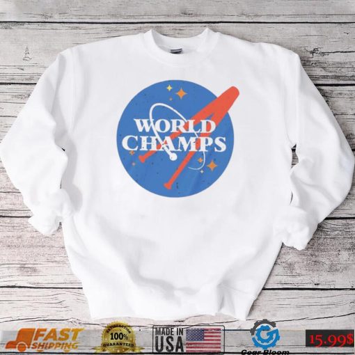 Space NASA Houston Astros World Champs shirt