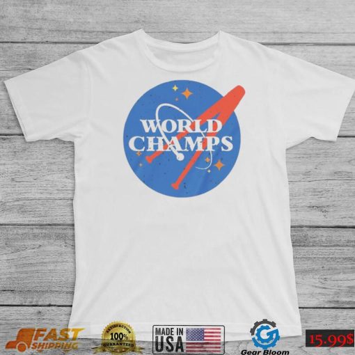 Space NASA Houston Astros World Champs shirt