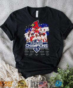 St Louis Cardinals 2022 Nl central division champions signatures shirt