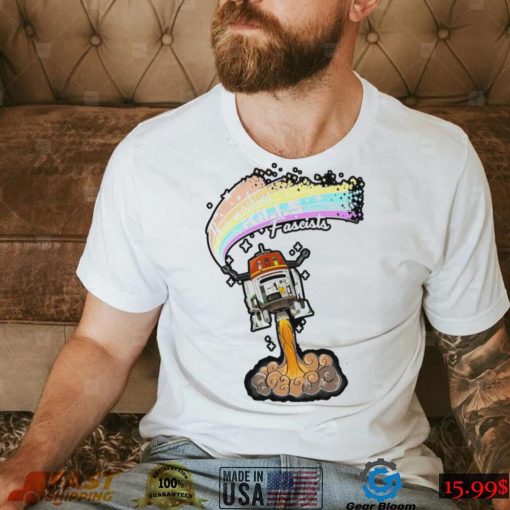 Star Wars R6 this machine kills fascists rainbow shirt