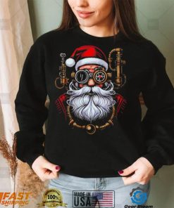 Steampunk Santa Claus art shirt