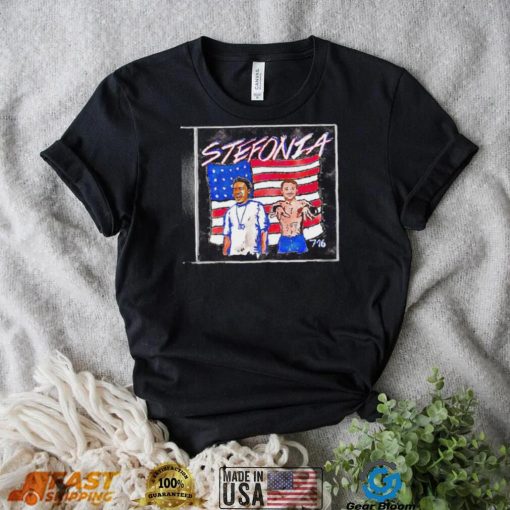 Stefonia American flag shirt