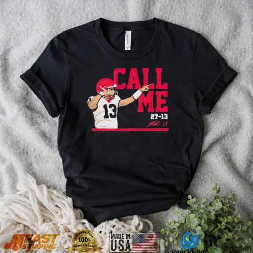 Stetson Bennett Call Me 2 Side Georgia Football Shirt