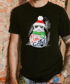 Stormtrooper Up To Snow Good Funny Christmas Shirt