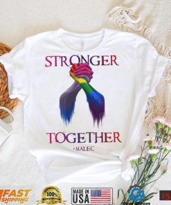 Stronger Together Malec Shadowhunters Lgbtq Shirt