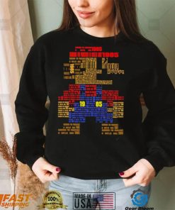 Super Mario Bros searching for Princesses in Castles since 1985 retro game shirt