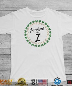 Survived The I Palm Tree logo shirt