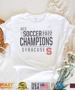 Syracuse Orange Fanatics Branded 2022 ACC Men’s Soccer Conference Tournament Champions T Shirt