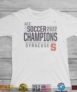 Syracuse Orange Fanatics Branded 2022 ACC Men’s Soccer Conference Tournament Champions T Shirt