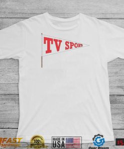 TV Sports little flag shirt