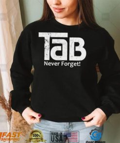 TaB Soda never forget logo shirt