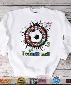 Team Brazil Qatar World Cup 2022 t shirt