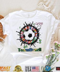 Team Brazil Qatar World Cup 2022 t shirt