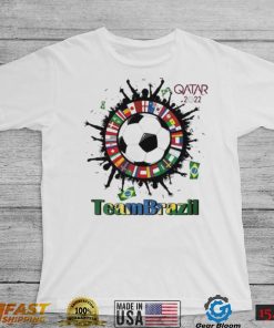 Team Brazil Qatar World Cup 2022 t shirt