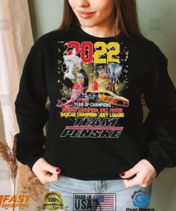 Team Penske Will Power And Joey Logano Year Of Champions 2022 Signatures Shirt