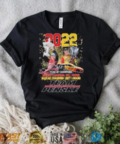 Team Penske Will Power And Joey Logano Year Of Champions 2022 Signatures Shirt