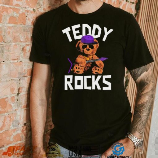 Teddy Bear Rock And Roll Lovers Shirt