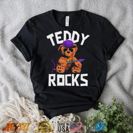 Teddy Bear Rock And Roll Lovers Shirt