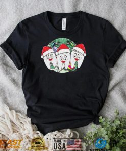 Teeth Santa Hat Chrismas Xcool Giftmas Dental Assistant Hygienist Meaningful Gif Shirt