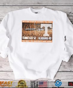 Tennessee 52 49 Alabama The Night Goalpost Came Down 2022 Shirt