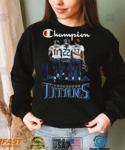 Tennessee Titans Brown Henry and Tannehill Champions Skyline signatures shirt